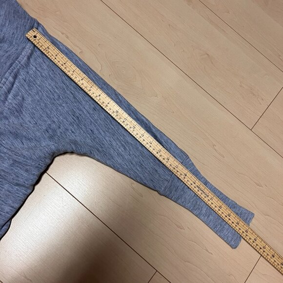 Wilfred Aritzia Diderot Sweater Cardigan Space Dye Heathered Blue Sz XXS - Picture 12 of 12